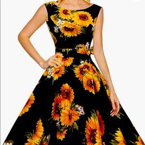 New. Sunflower black dress in medium.